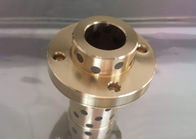 O lubrificante contínuo obstrui os rolamentos de luva de bronze métricos de cobre da carcaça com flange